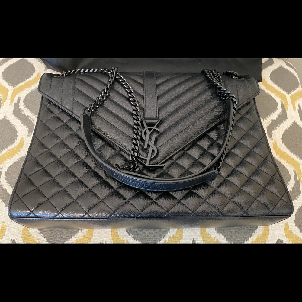 Authentic YSL All black collection. Comes with bag